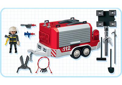 DR LOT PLAYMOBIL Camion Remorque Man Assistance Rallye Paris Dakar 4420