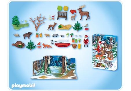 Calendrier de l’Avent Noël en forêt 4155A PLAYMOBIL® France