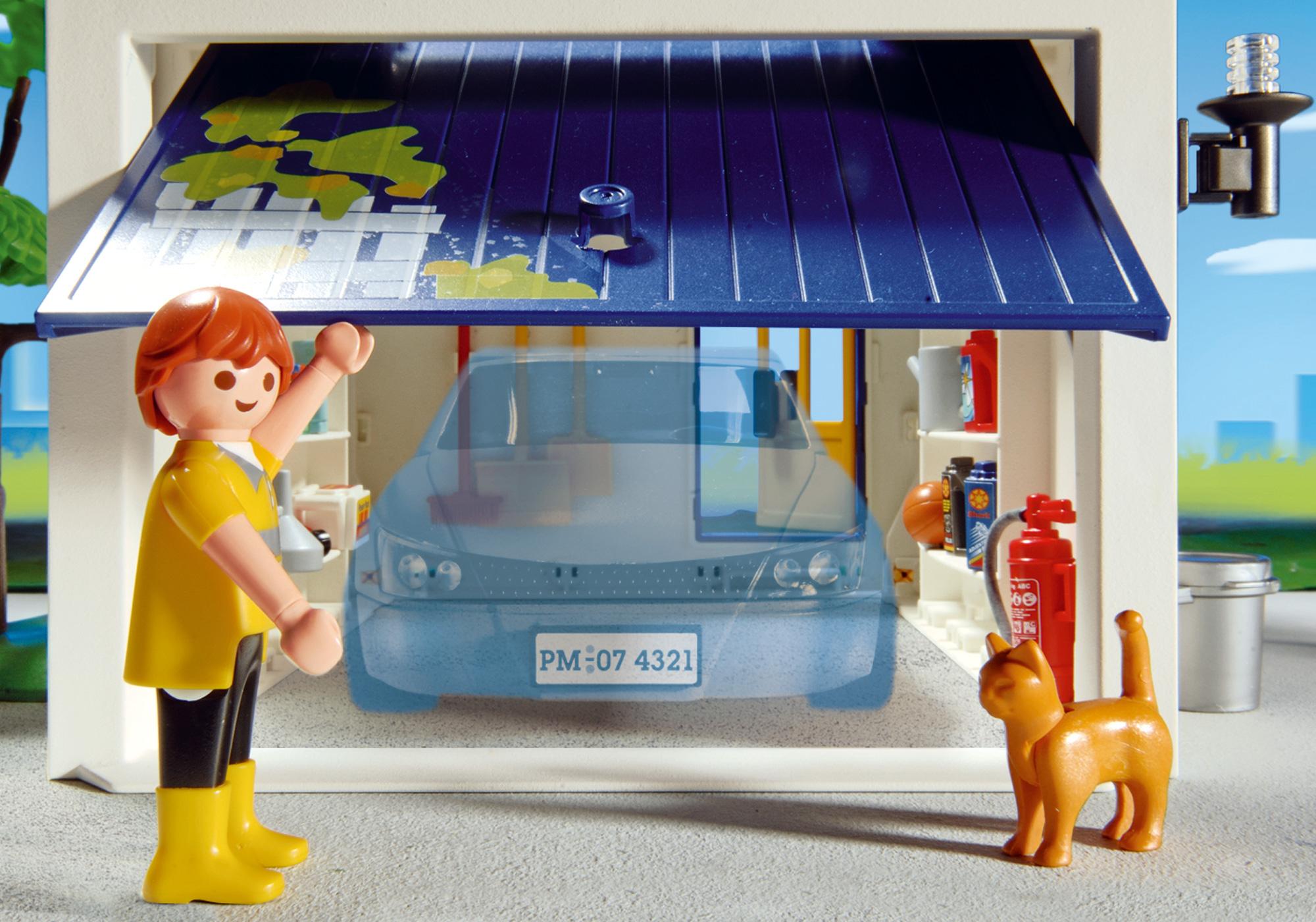 Playmobil City Life 4318 pas cher, Garage de la maison