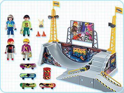 playmobil skate shop