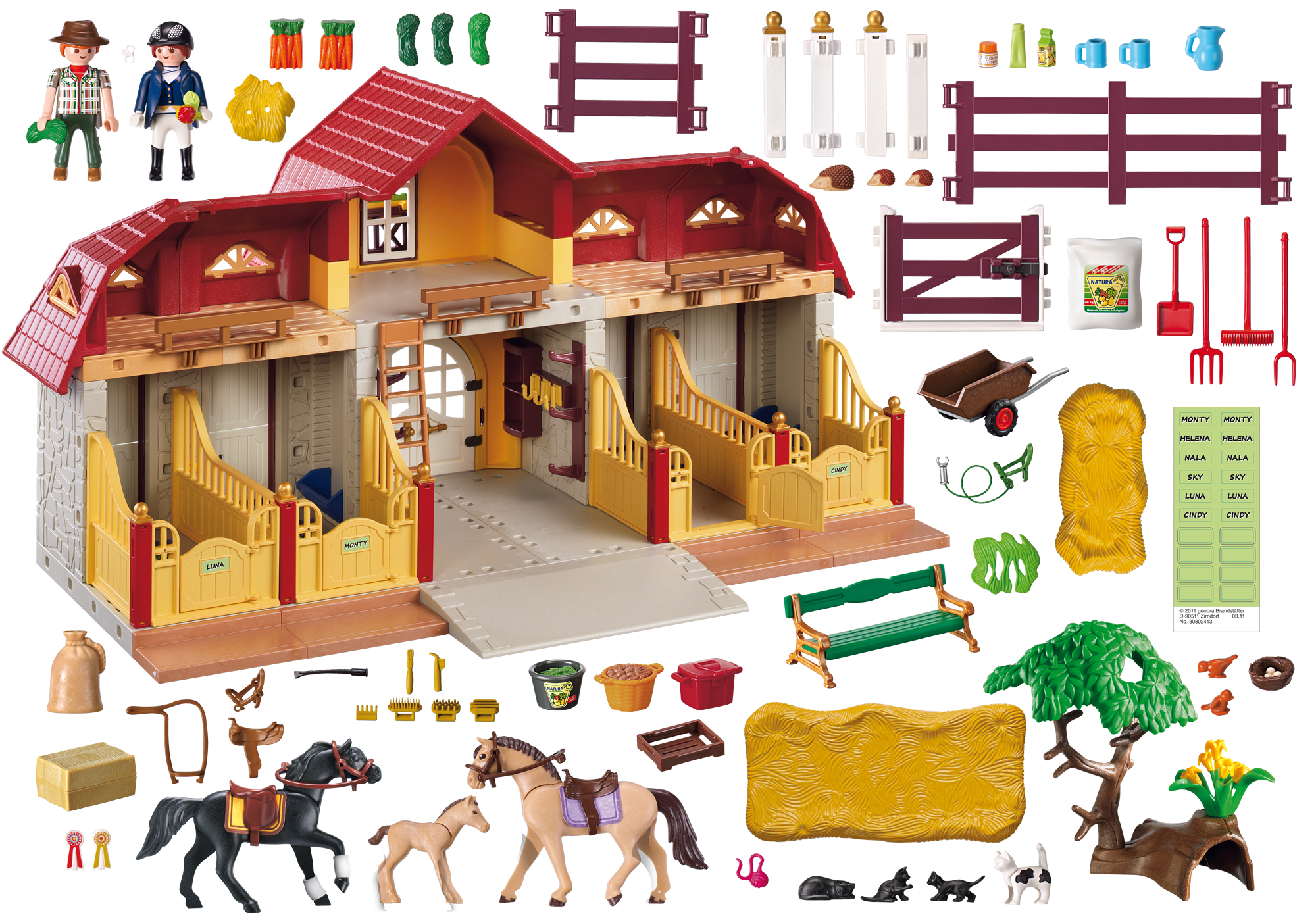Großer Reiterhof mit Paddocks - 5221 - PLAYMOBIL® Deutschland
