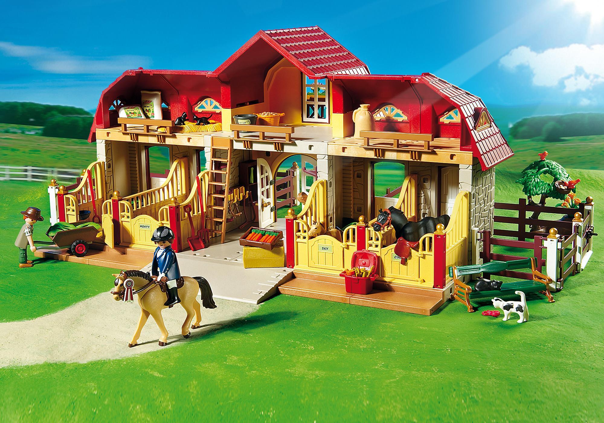 Großer Reiterhof mit Paddocks 5221 PLAYMOBIL® Deutschland