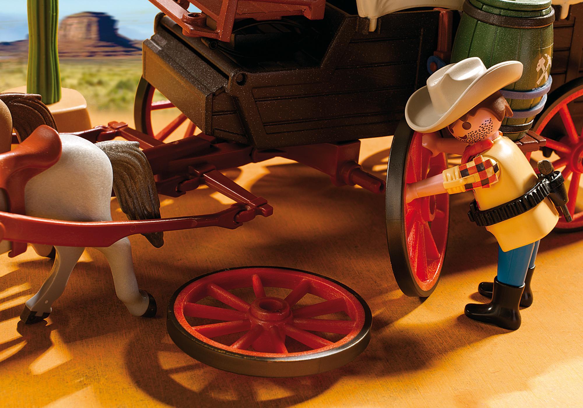 Chariot avec cow-boys et bandits - 5248 - PLAYMOBIL?� France