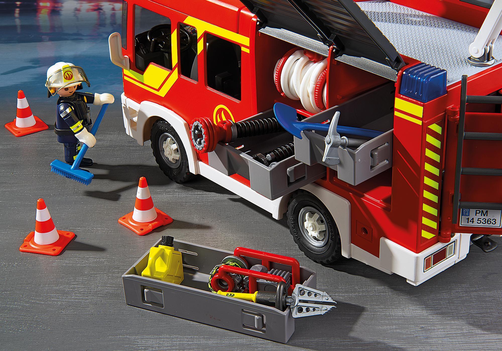 Fire Engine with Lights and Sound - 5363 - PLAYMOBIL® United Kingdom
