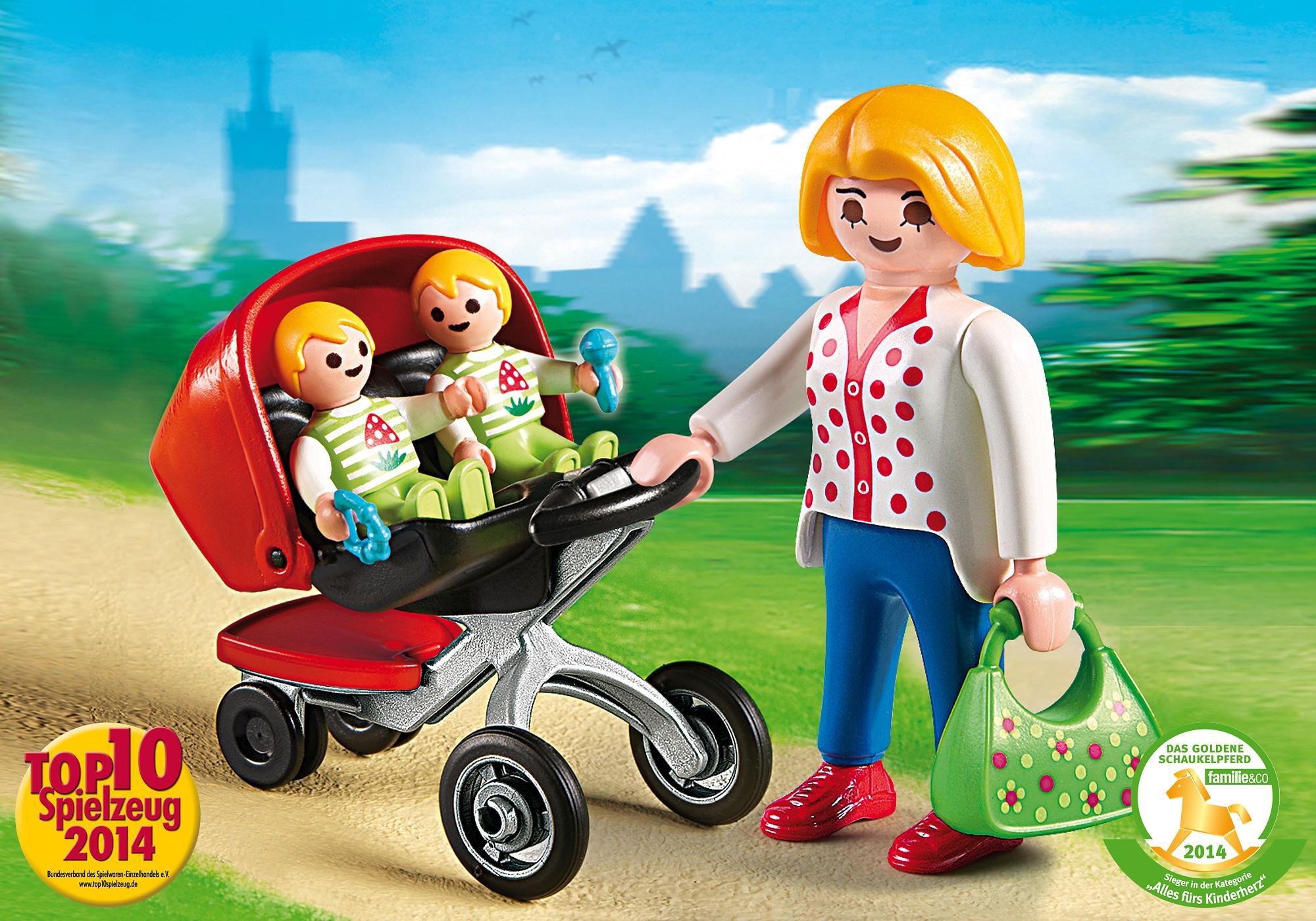 Zwillingskinderwagen - 5573 - PLAYMOBIL® Deutschland