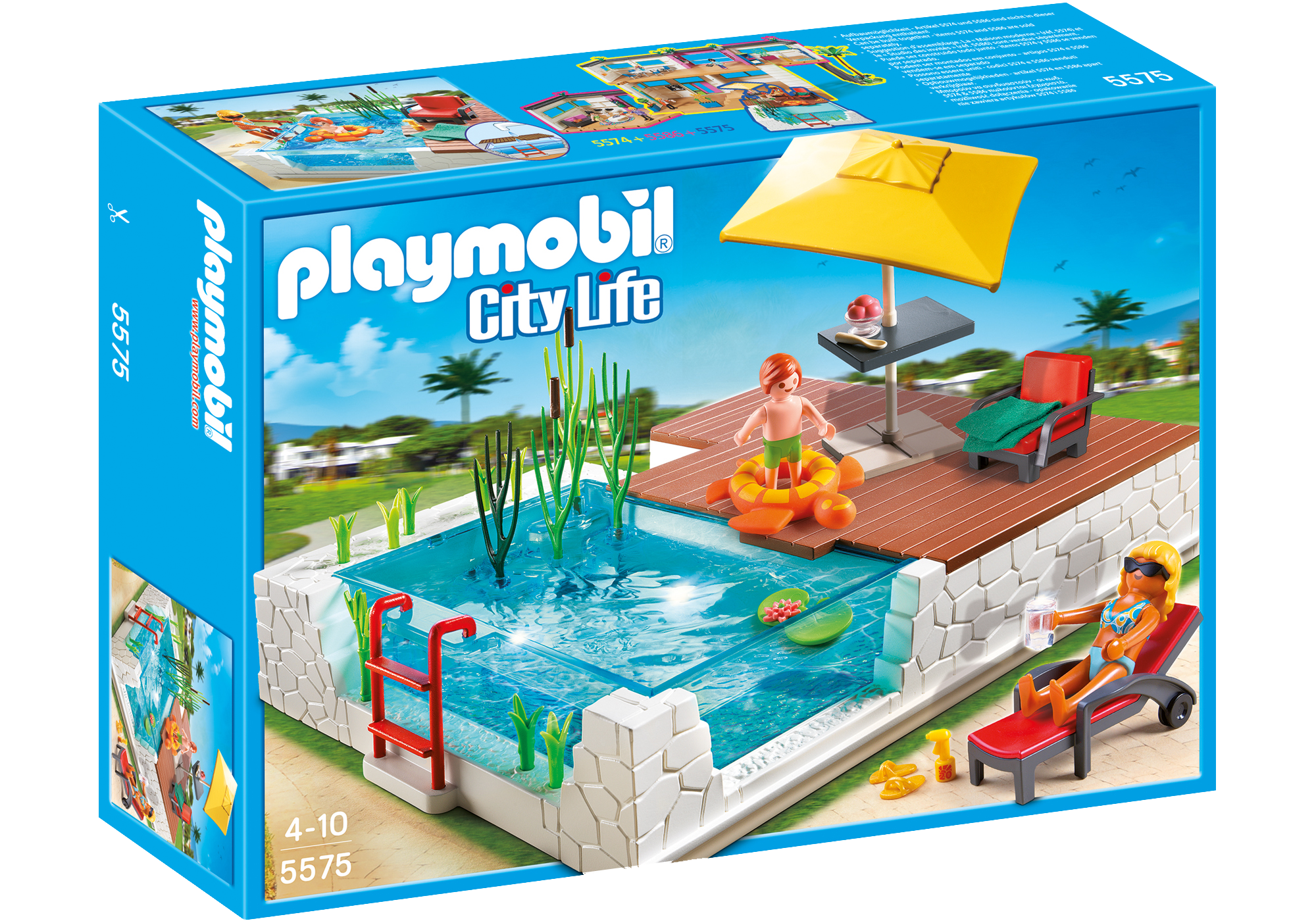 Swimming Pool with Terrace 5575 PLAYMOBIL®
