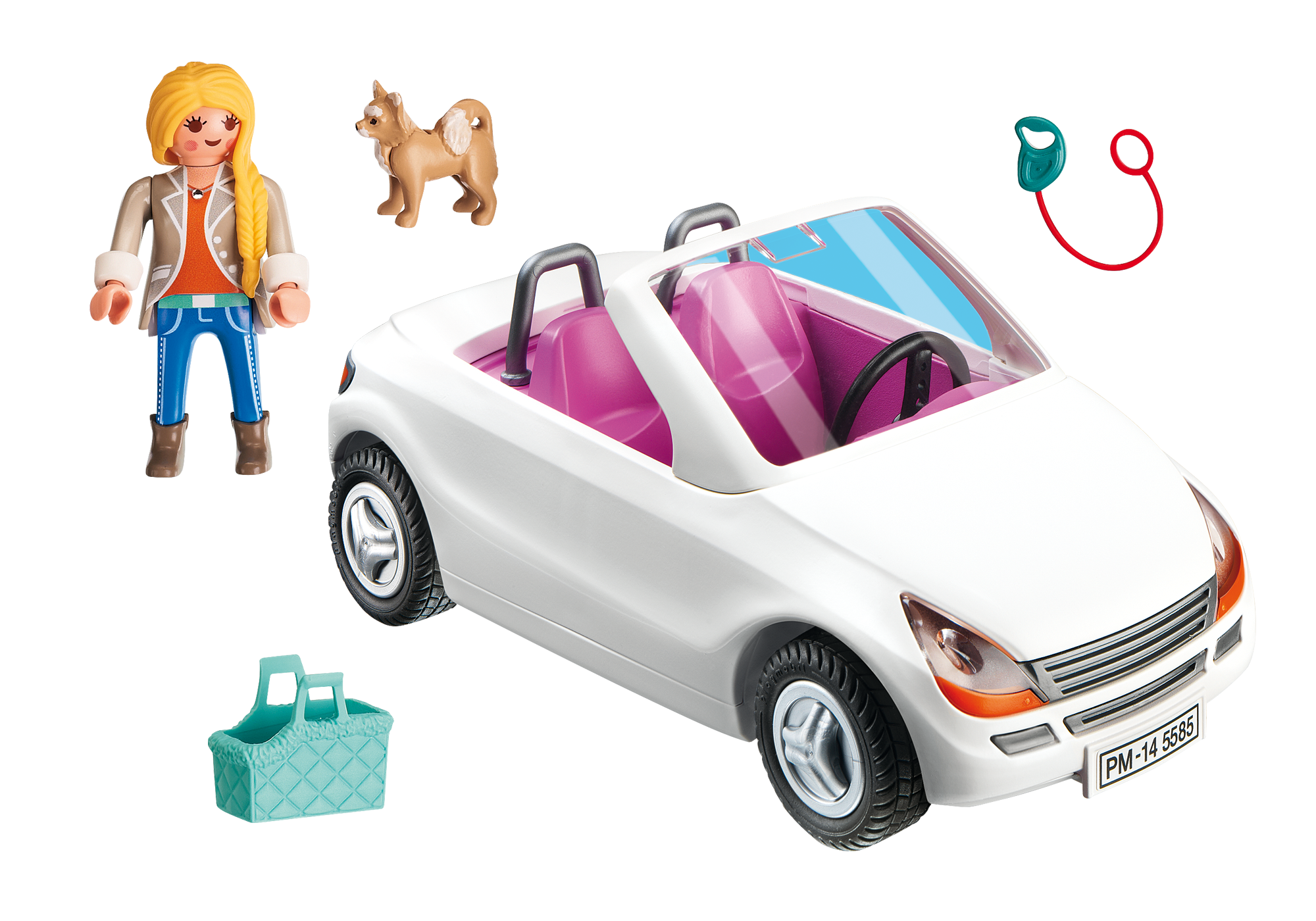 Base De Voiture Cabriolet Playmobil 5585 – Véhicule Et Maison – Occasion