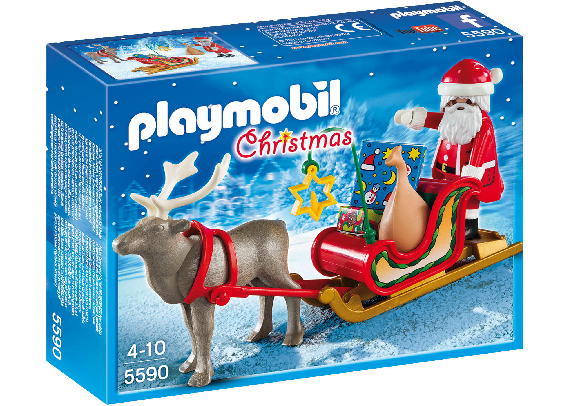 Père Noël avec traîneau - 5590 - PLAYMOBIL® France