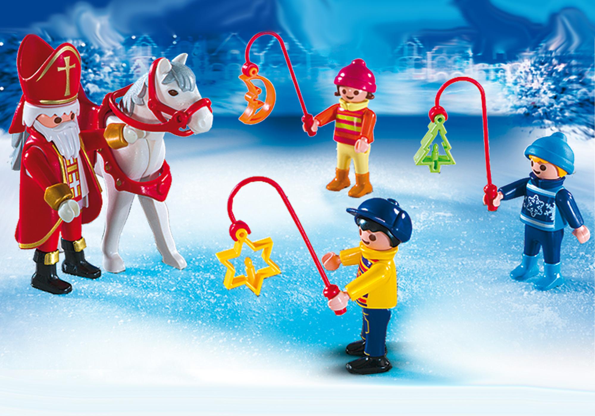 Carte De Saint Nicolas à Imprimer Saint Nicolas avec enfants - 5593 | PLAYMOBIL®