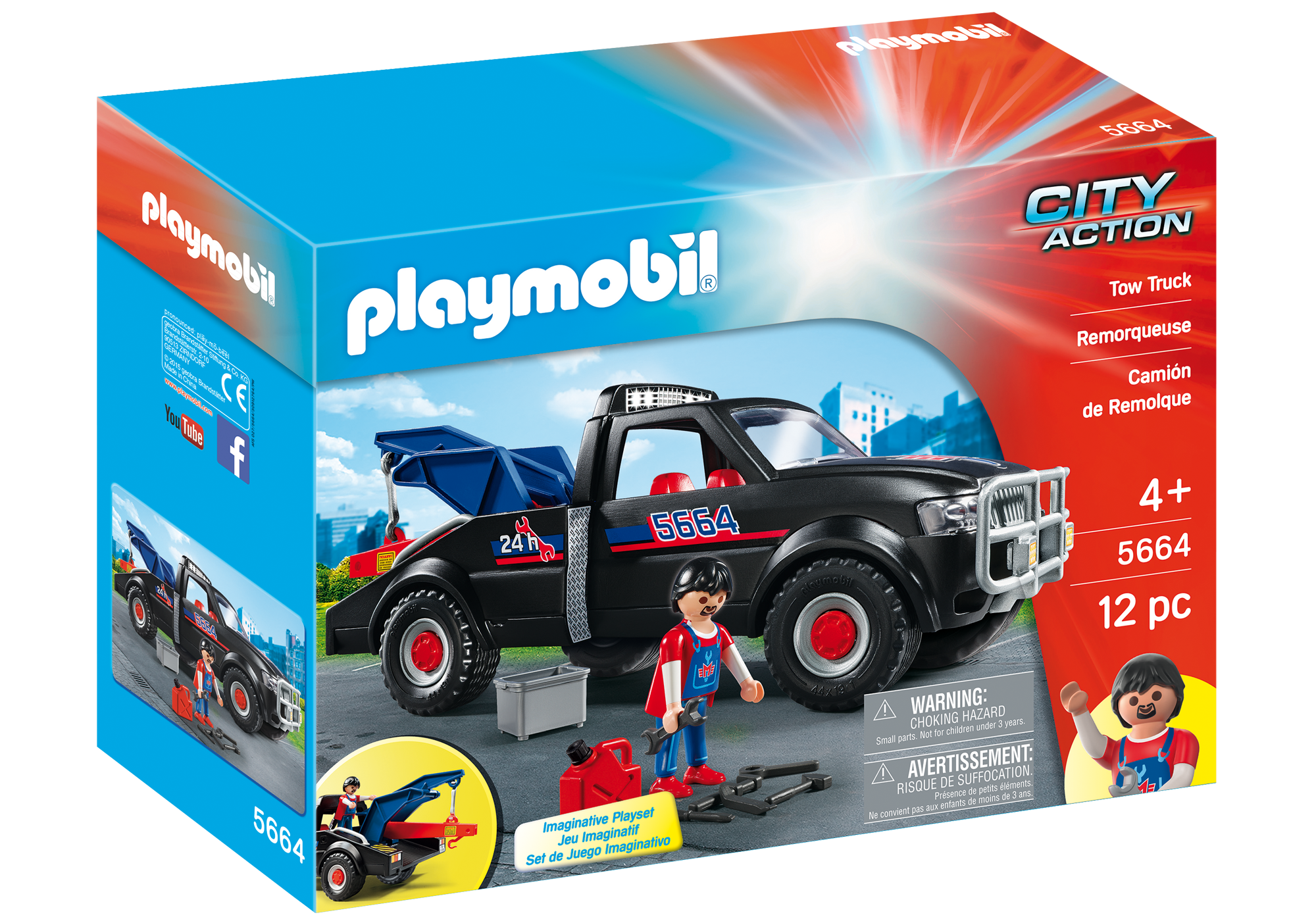 Tow Truck - 5664 - PLAYMOBIL® Canada