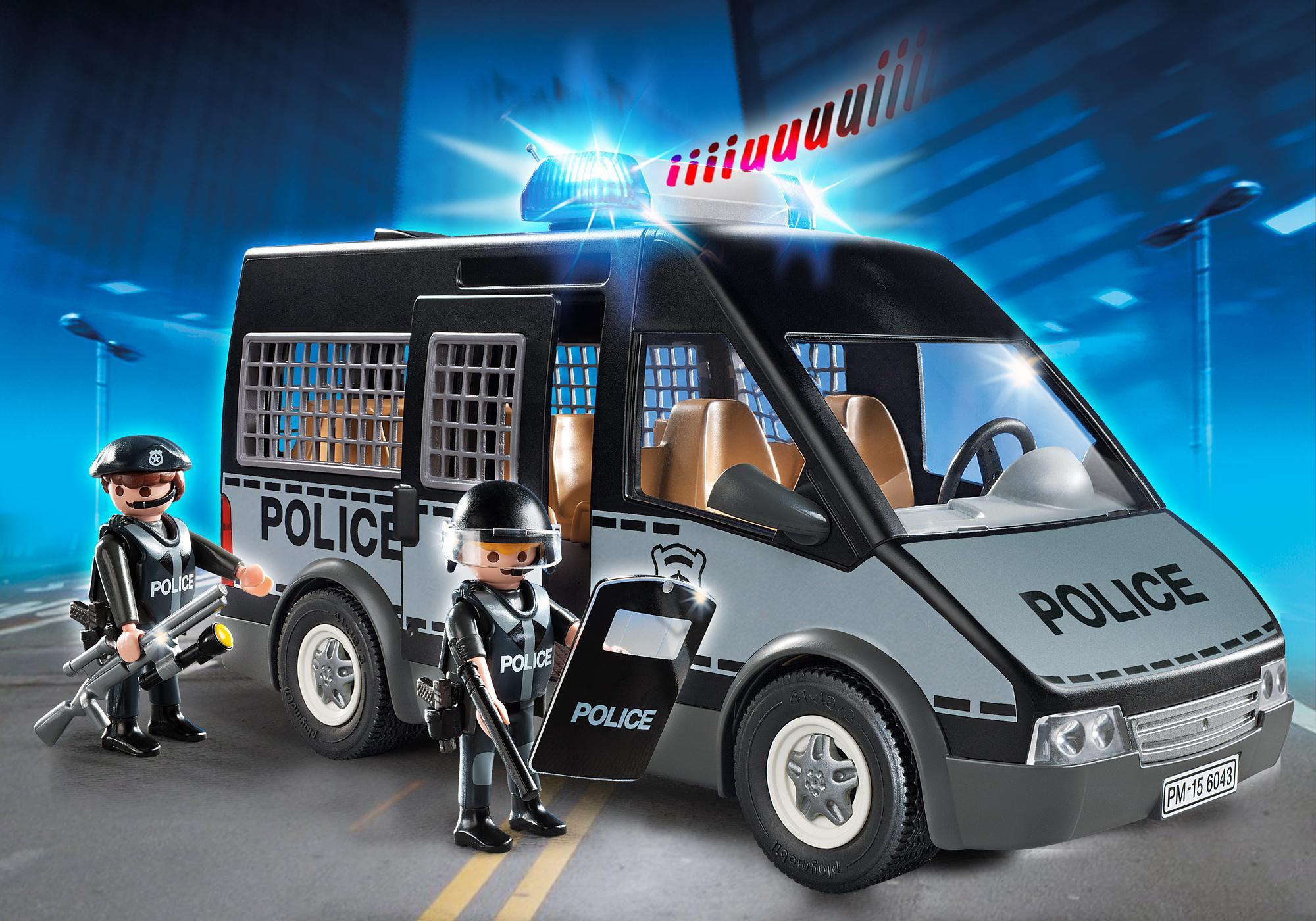 Furgón de Policía con Luces y Sonido 6043 Playmobil® España