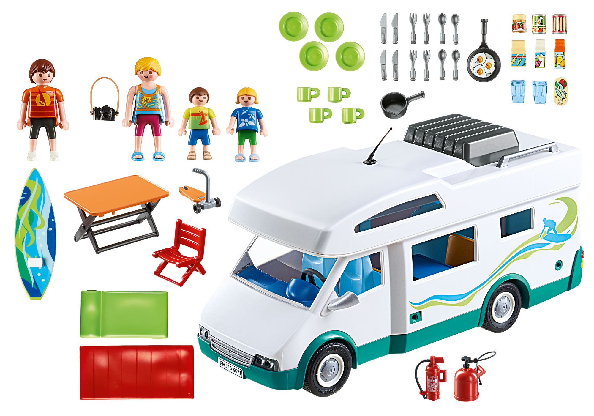 Summer Camper 6671 PLAYMOBIL® USA