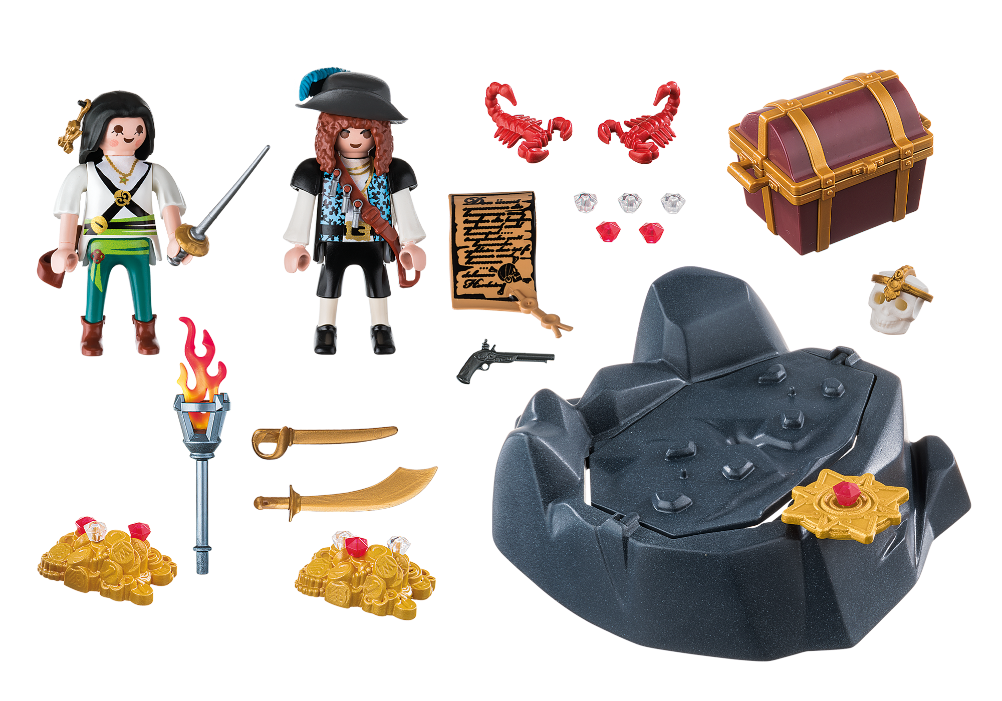The Pirates : à Nous Le Trésor Royal Pirates et trésor royal - 6683 - PLAYMOBIL® France