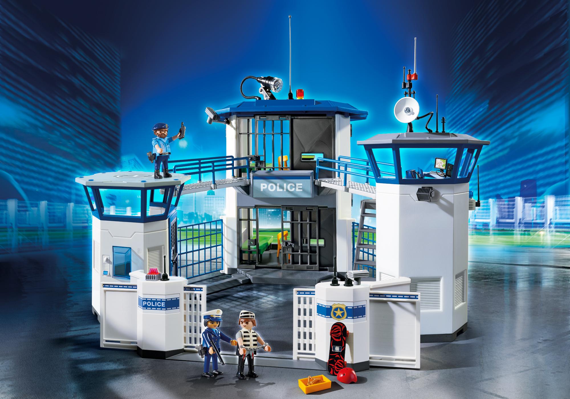 Polizei-Kommandozentrale mit Gefängnis - 6872 - PLAYMOBIL® Deutschland