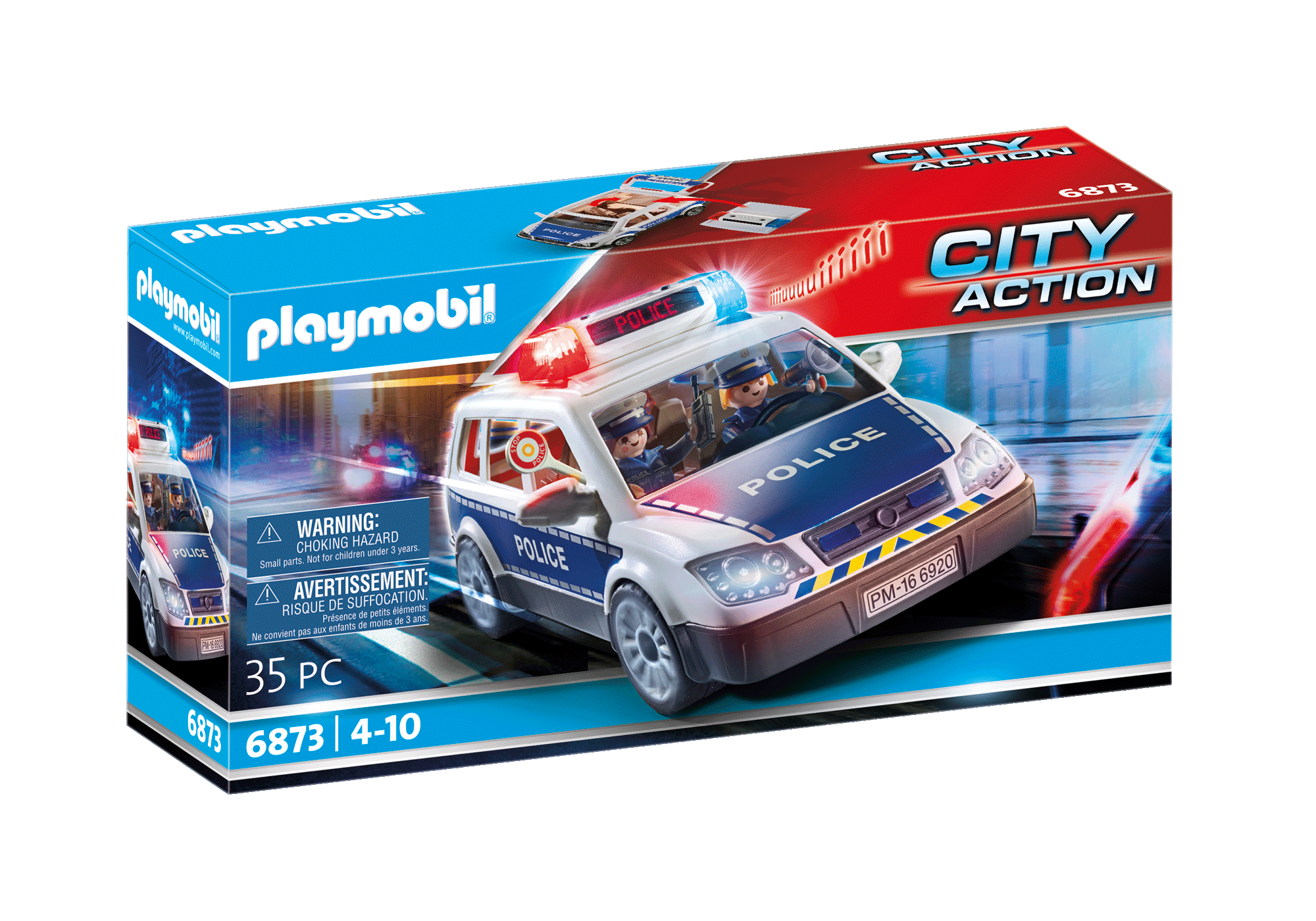 Police Car with Lights and Sound - 6873 - Playmobil