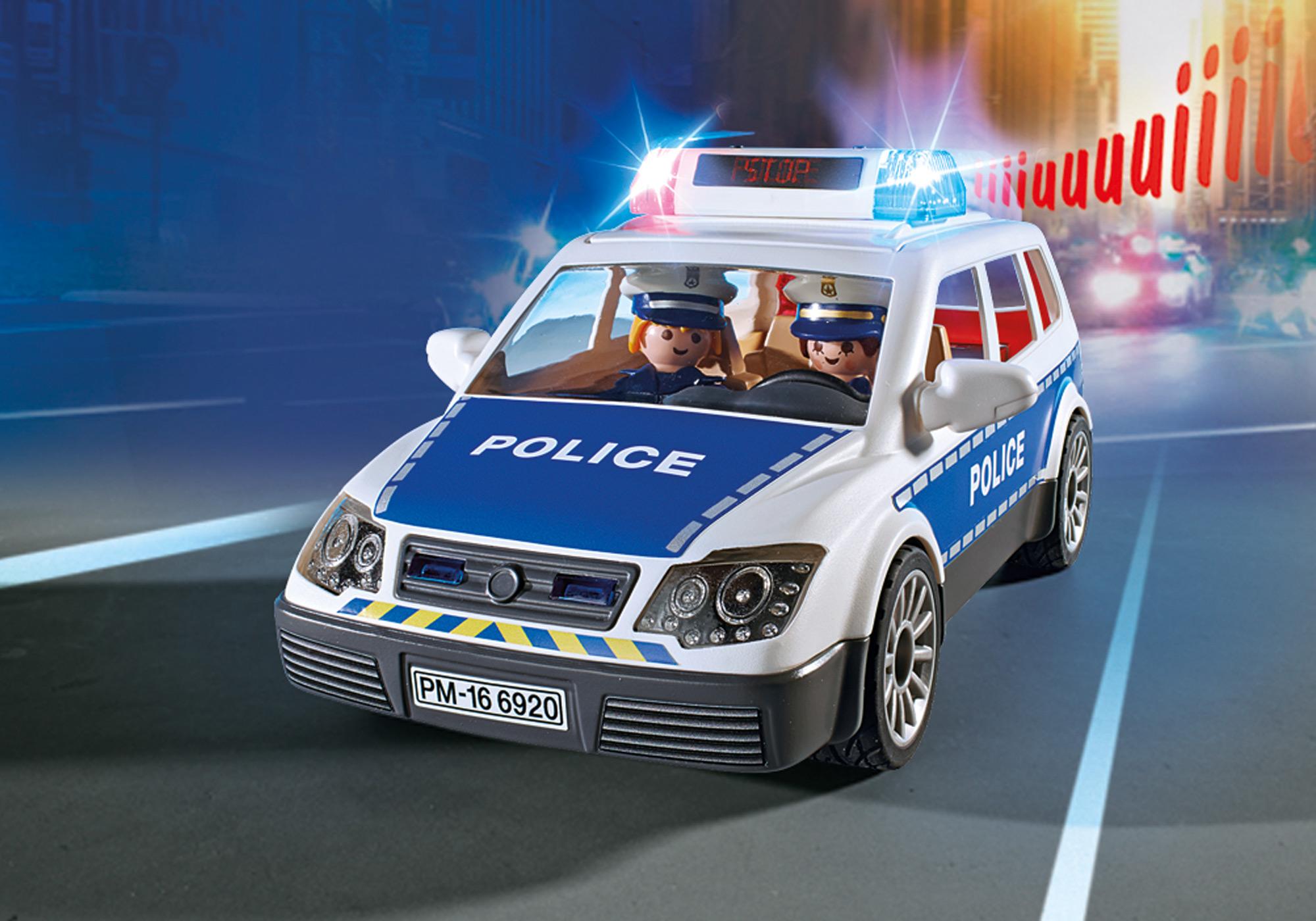 Playmobil - City Action 6920 Voiture de Policiers avec Gyrophare