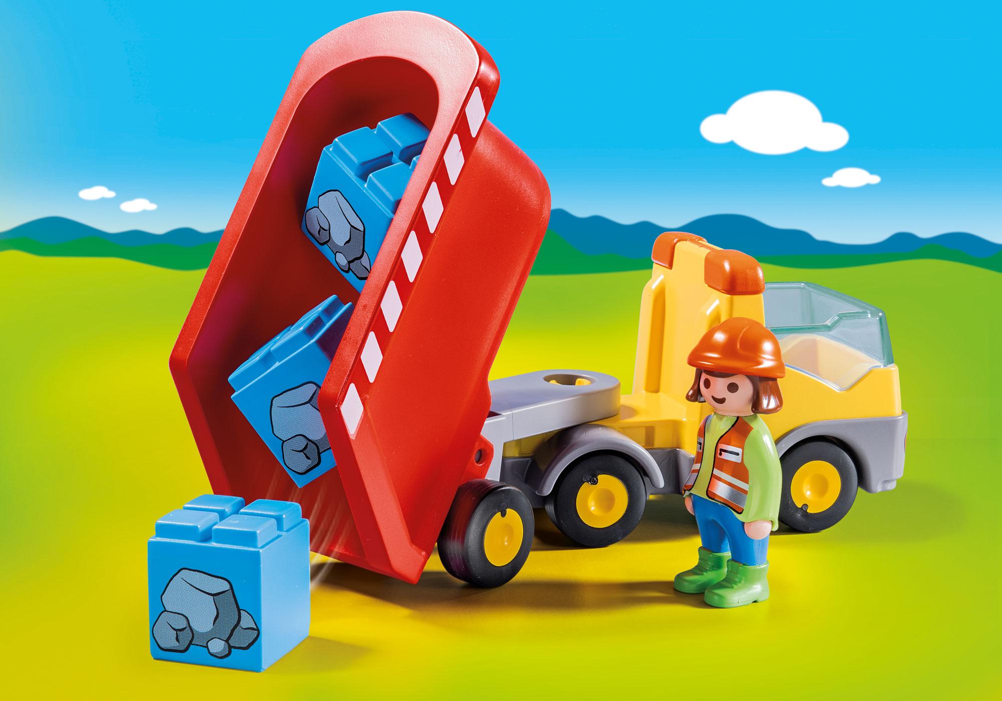 Camion à Benne Basculante Playmobil Construction - 5665 - Circulaire en  ligne