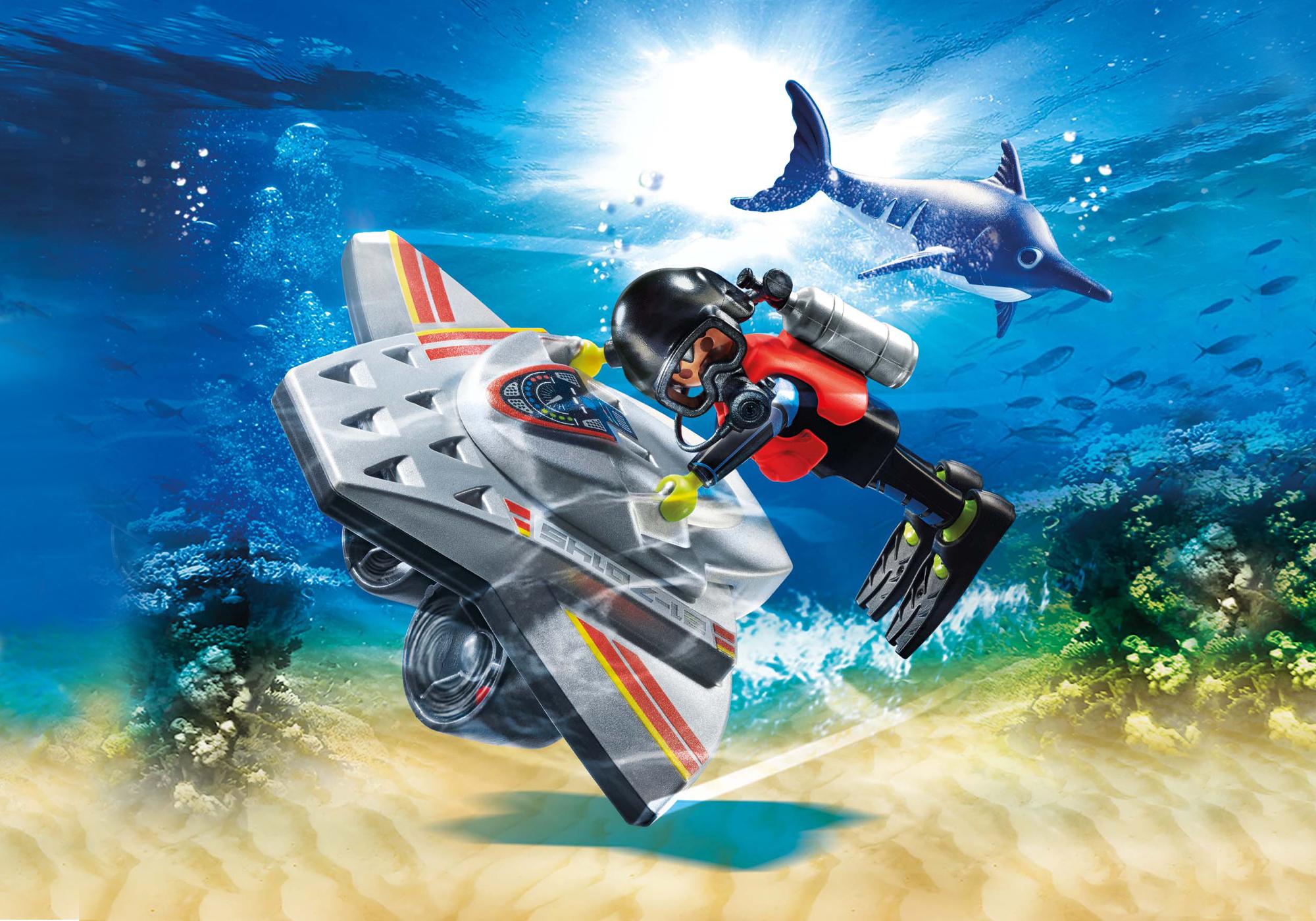en lille duft had Diving Scooter - 70145 | PLAYMOBIL®