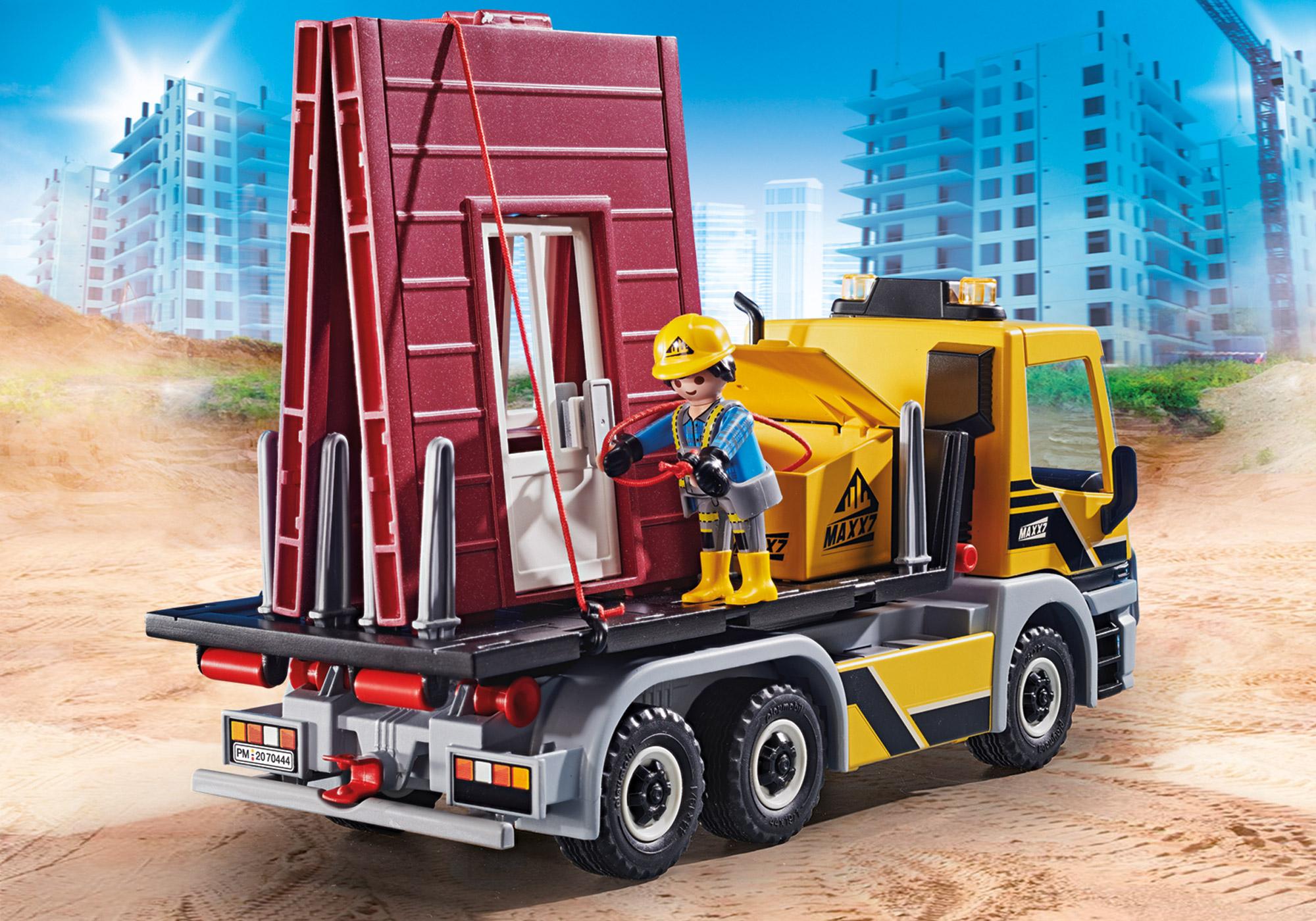 Playmobil Chantier Grue Monte-Charge Pour Camion Benne