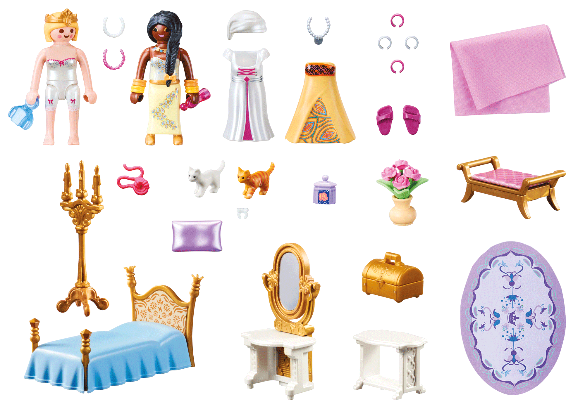 70453 - Playmobil Princess - Chambre de princesse Playmobil : King Jouet, Playmobil  Playmobil - Jeux d'imitation & Mondes imaginaires