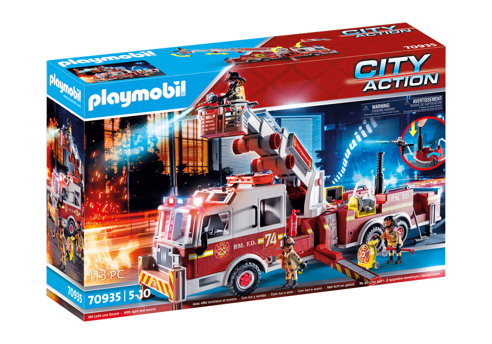 Camion Pompier Playmobil City Action
