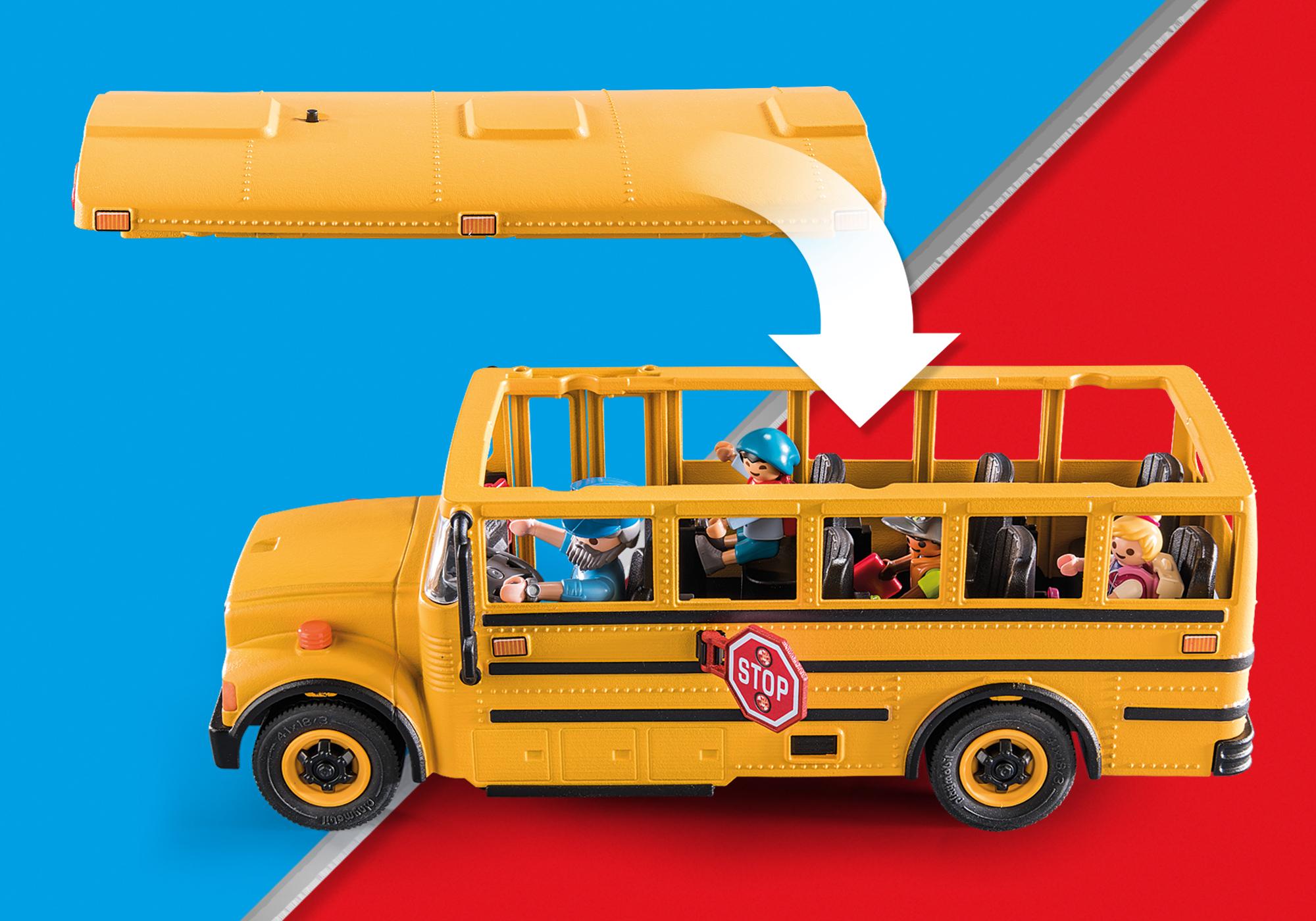 PLAYMOBIL STORY ANIMATION: The school bus is late (6866, 9266, 9453, 9454,  9455, 9456) 