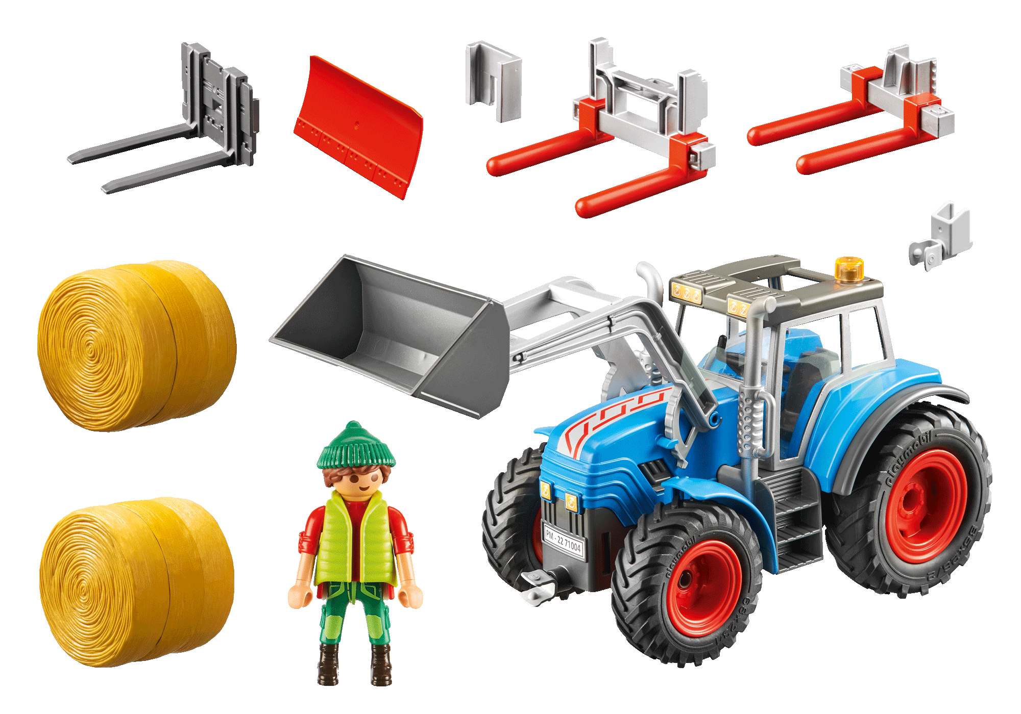 argument fossiel whisky Large Tractor - 71004 | PLAYMOBIL®