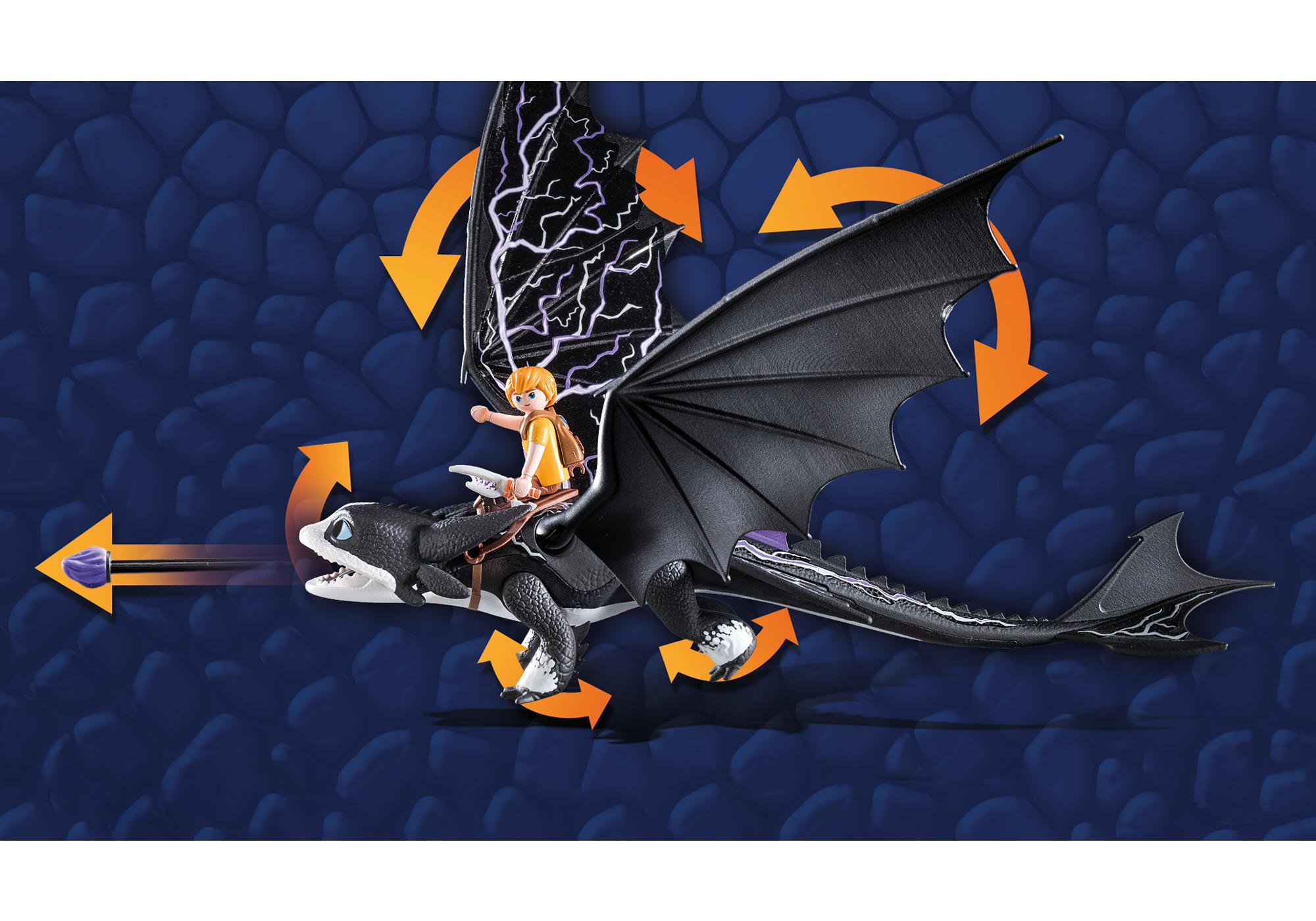 Dræbte rive ned Ooze Dragons Nine Realms: Thunder & Tom - 71081 | PLAYMOBIL®