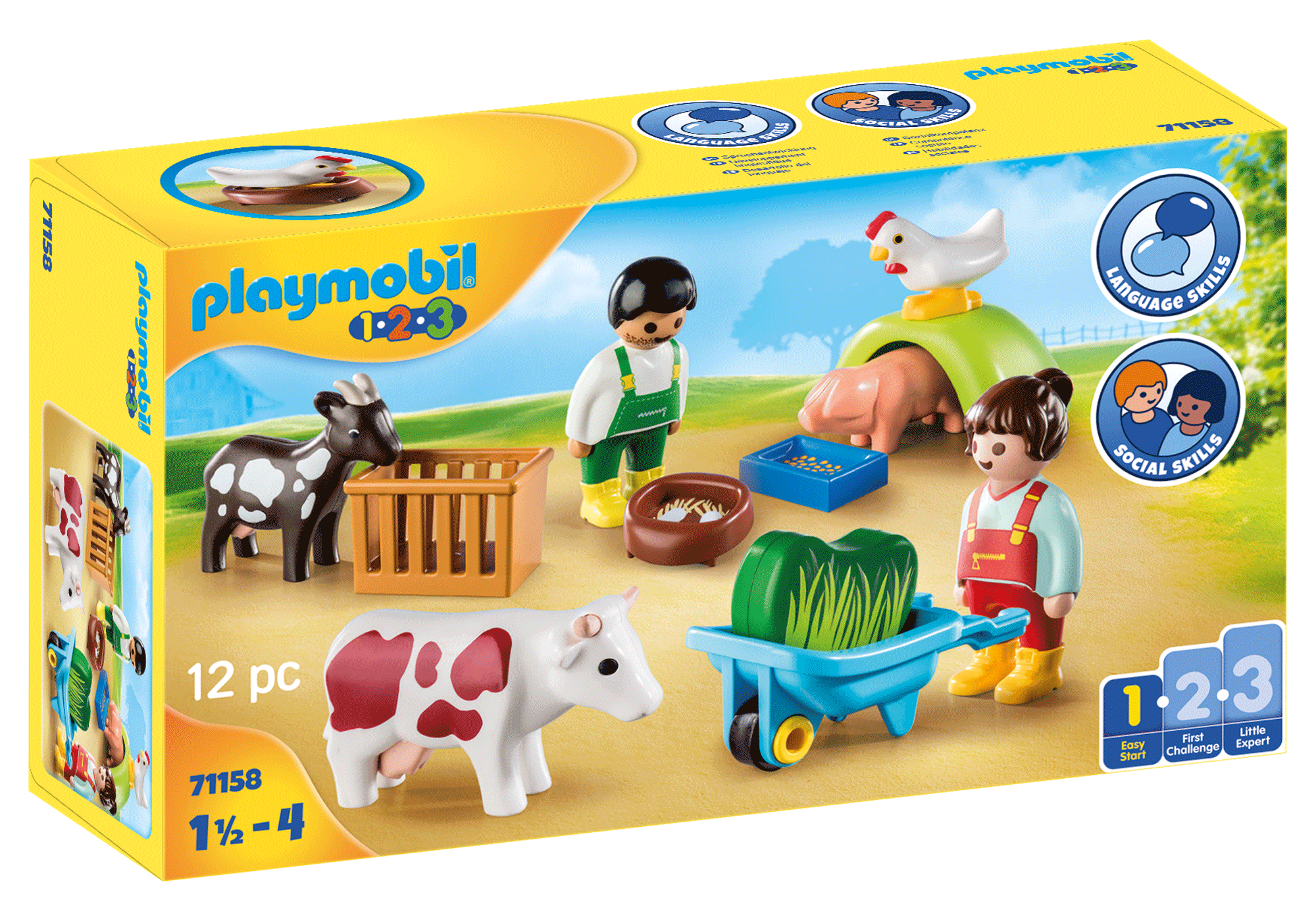  Playmobil Mobile Farm Market : Toys & Games