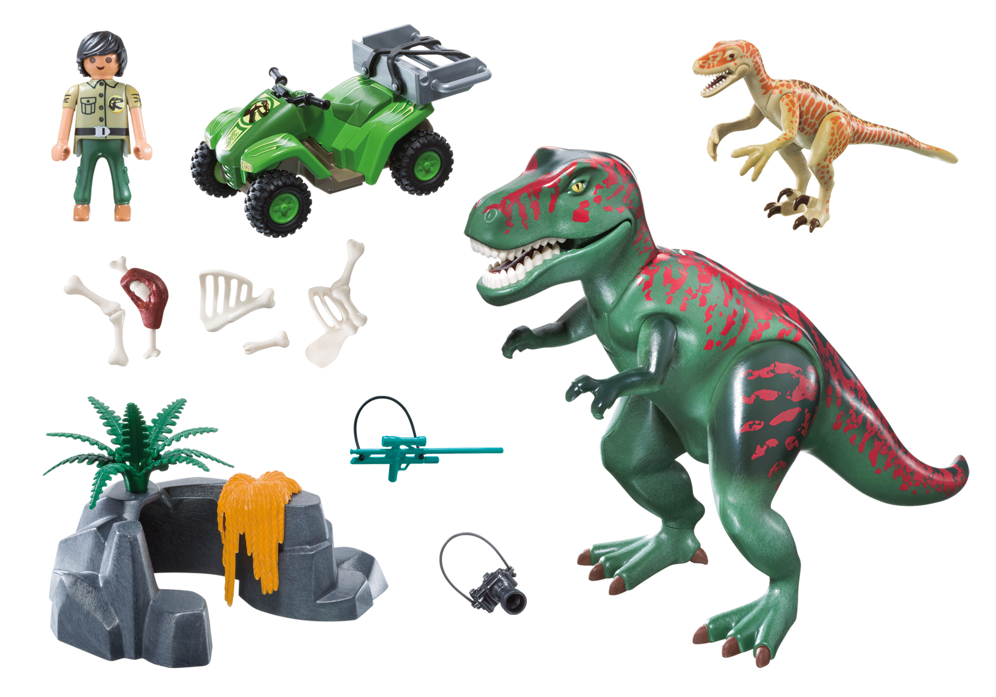 politiker Metal linje velstand T-Rex Attack - 71183 | PLAYMOBIL®