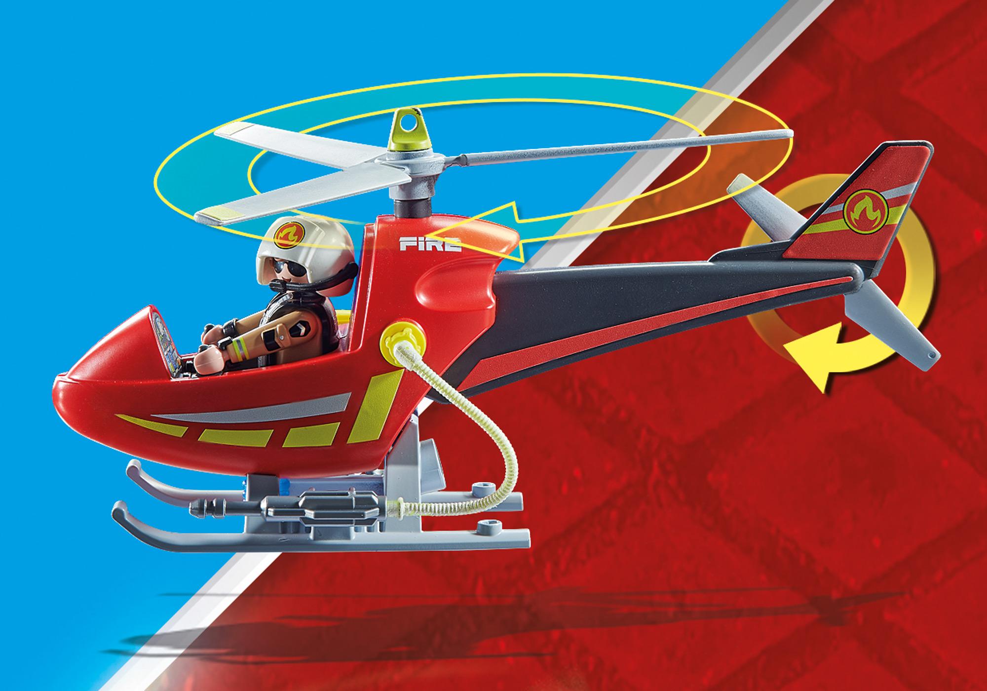 Kemiker Ubrugelig fort Fire Rescue Helicopter - 71195 | PLAYMOBIL®