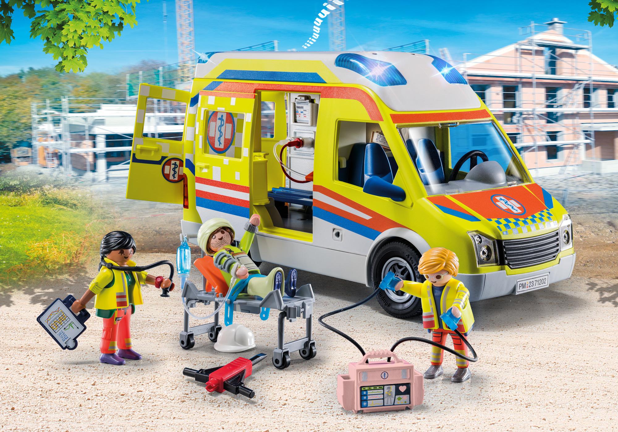 Ambulance met licht en geluid - PLAYMOBIL®