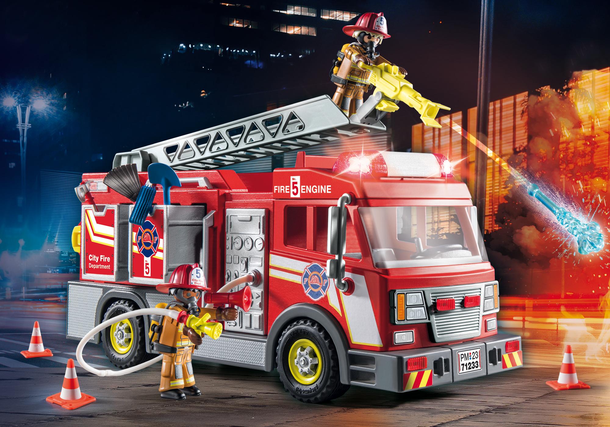 Playmobil - City Action 71233 Camion de Pompiers