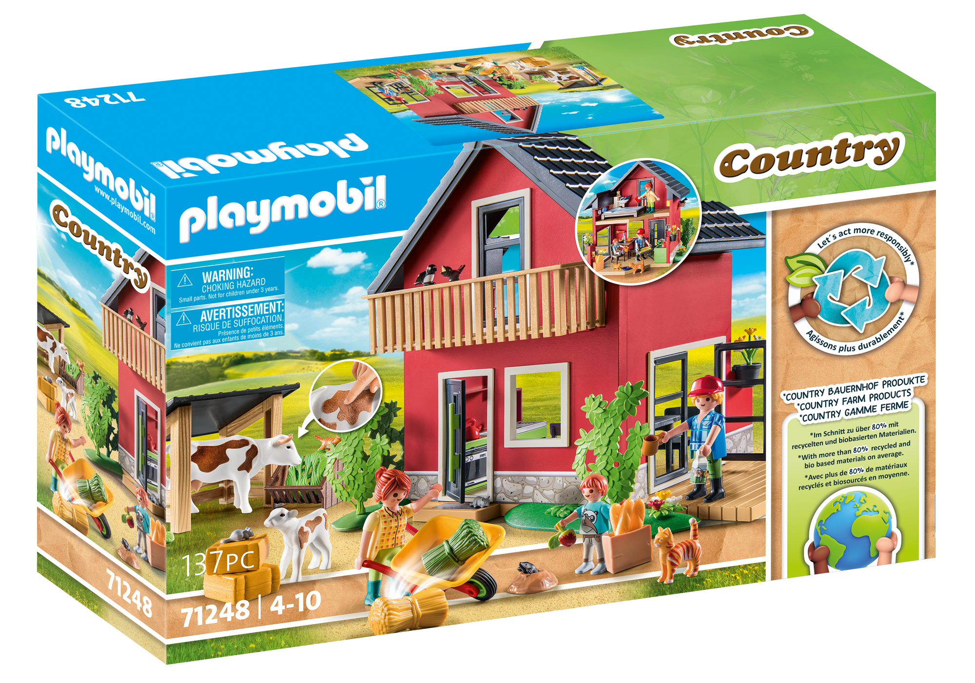 ros myg præmie Farmhouse with Outdoor Area - 71248 | PLAYMOBIL®