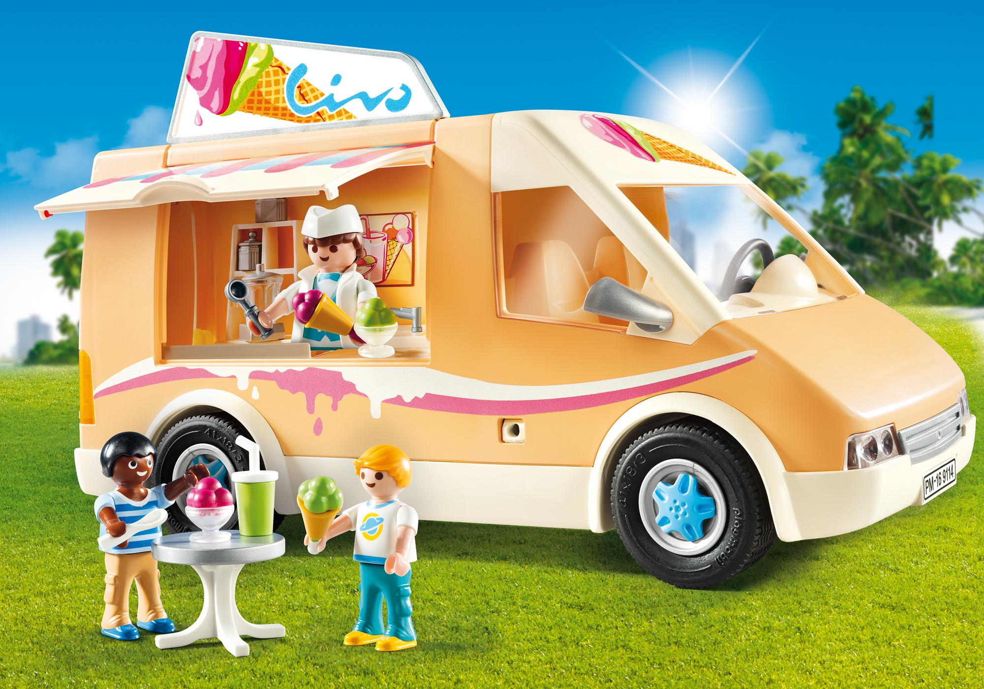 playmobil mail truck