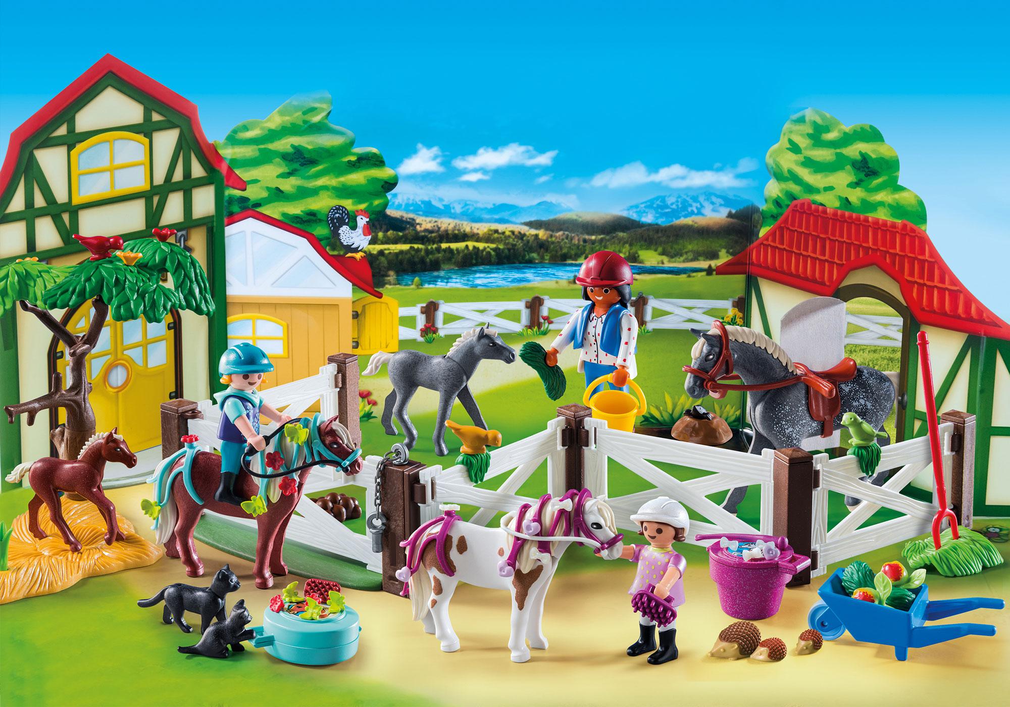 Adventskalender "Reiterhof" - 9262 - PLAYMOBIL® Deutschland