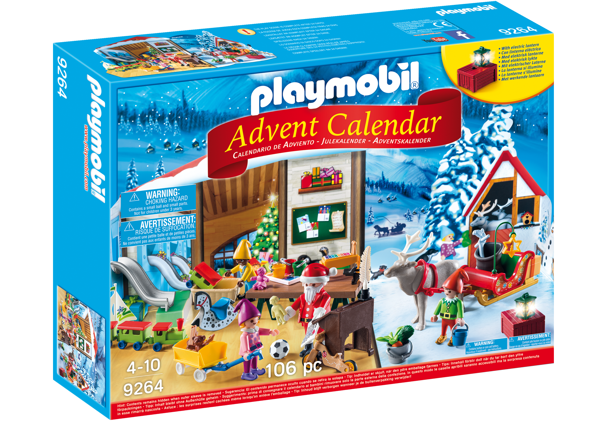 Advent Calendar Santa's 9264 PLAYMOBIL® USA