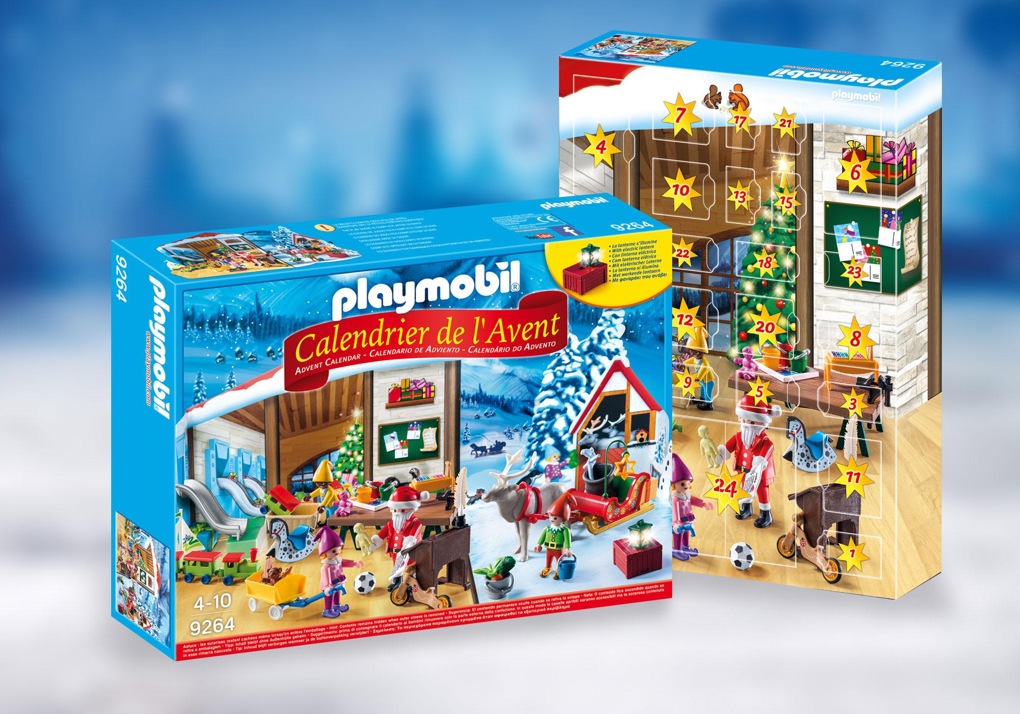 Calendrier de l'Avent "Fabrique du Père Noël" - 9264 - PLAYMOBIL® France