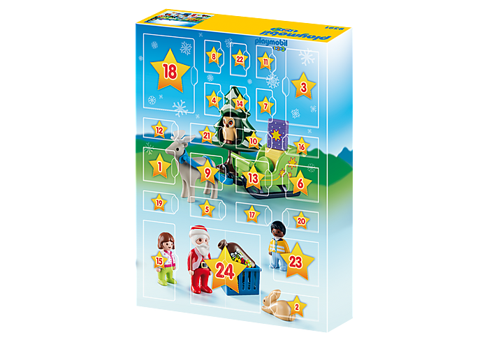 Inhalt Playmobil 1-2-3 Adventskalender