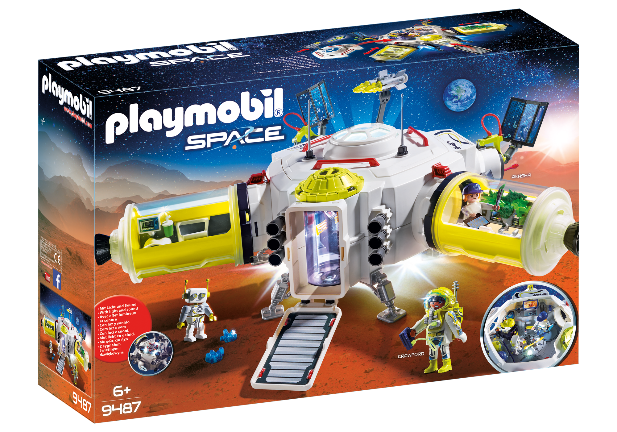 Base de lancement avec fusée de Playmobil de Playmobil
