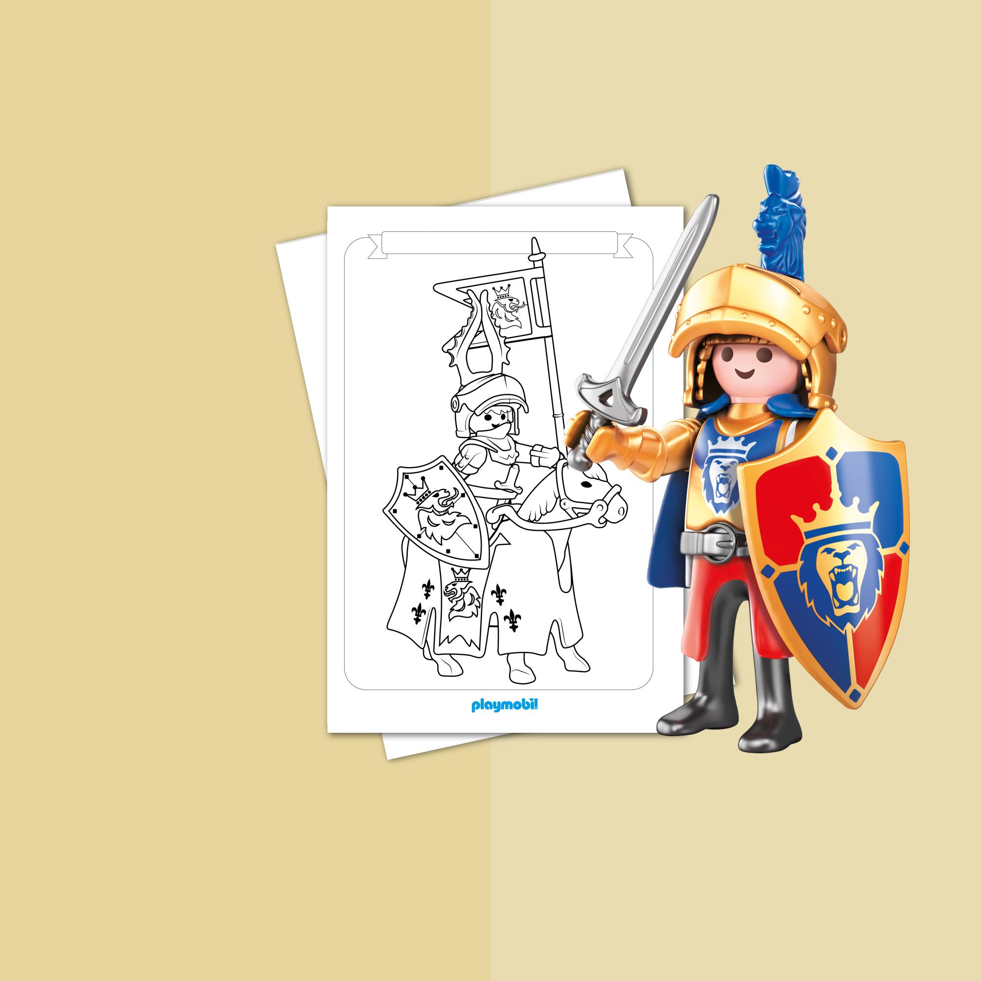 Malblatt - PLAYMOBIL Knights PLAYMOBIL® Deutschland