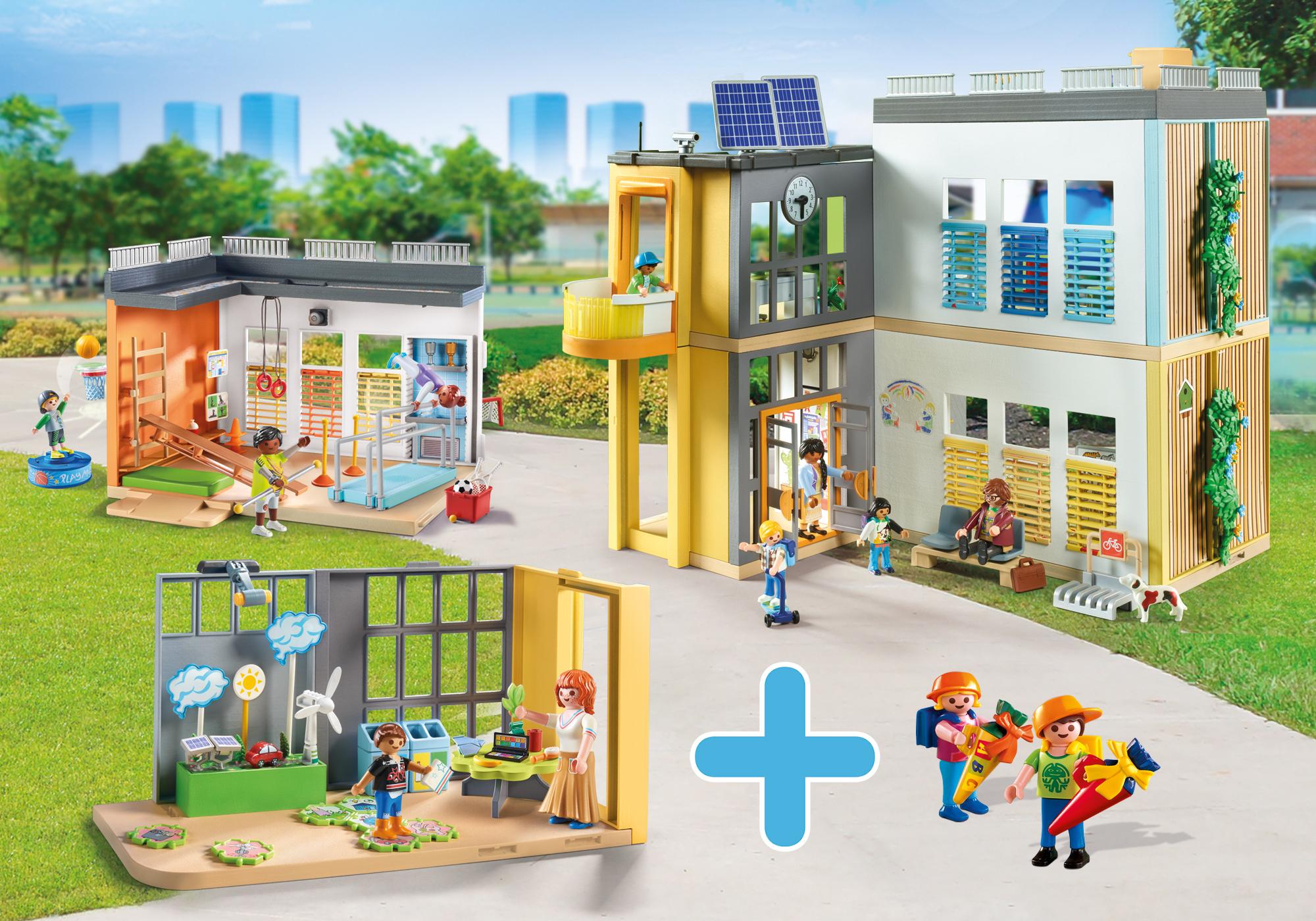 PLAYMOBIL Playmobil City Life Stor Skola - 71327 - Playmobil City