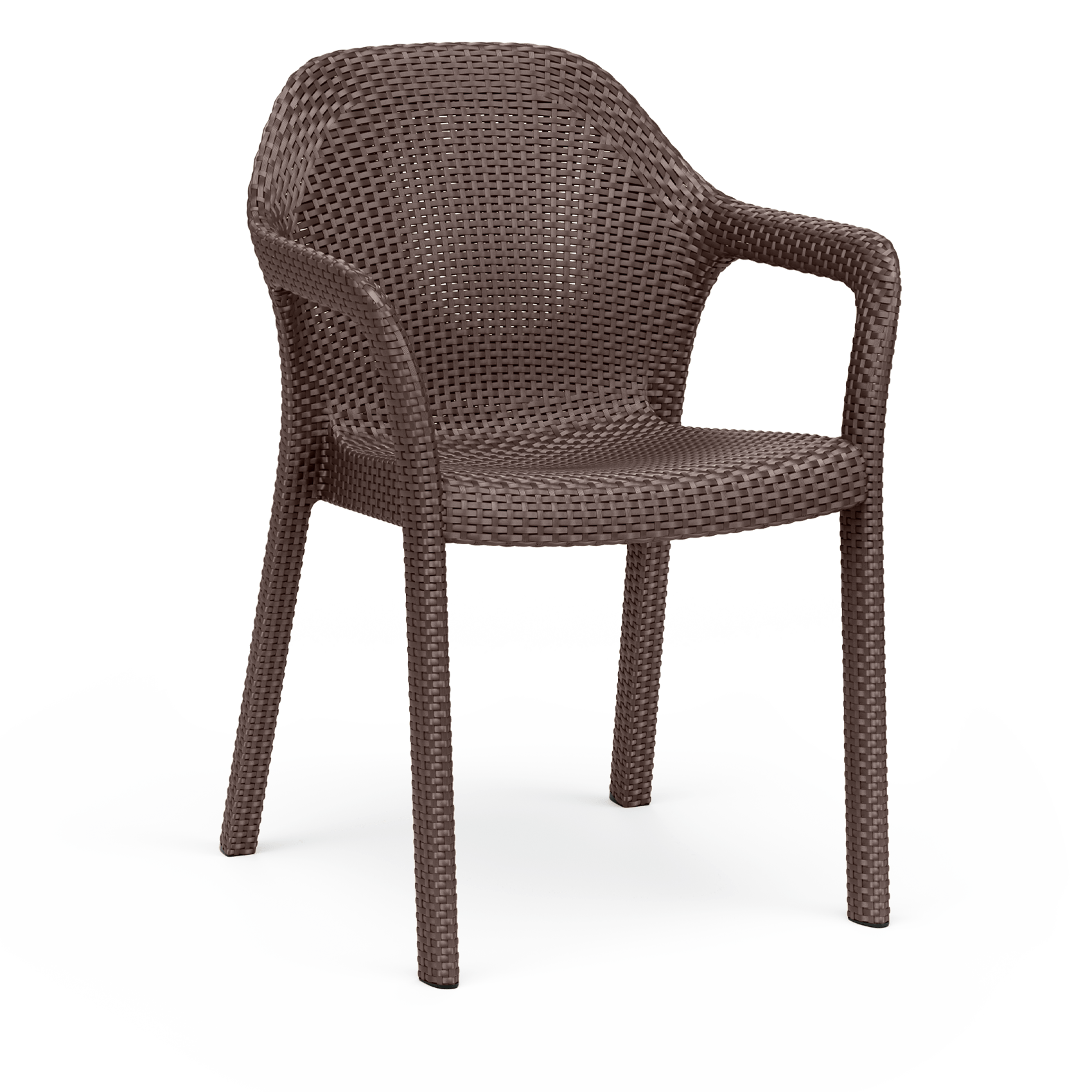 Chaise empilable moka