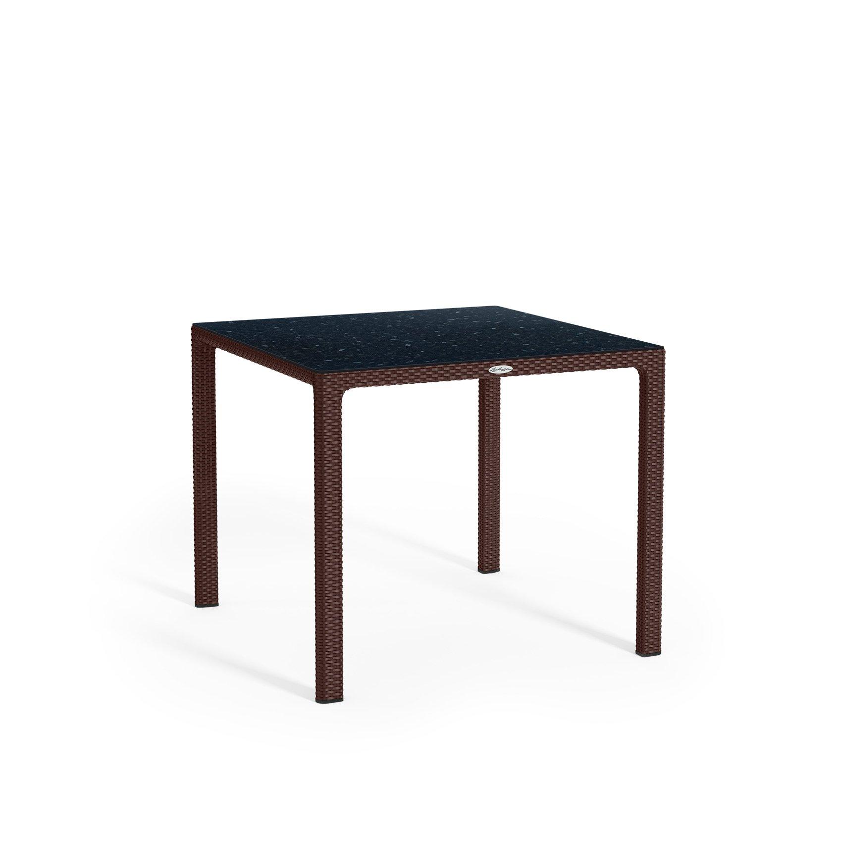 Small dining table with HPL tabletop mocha