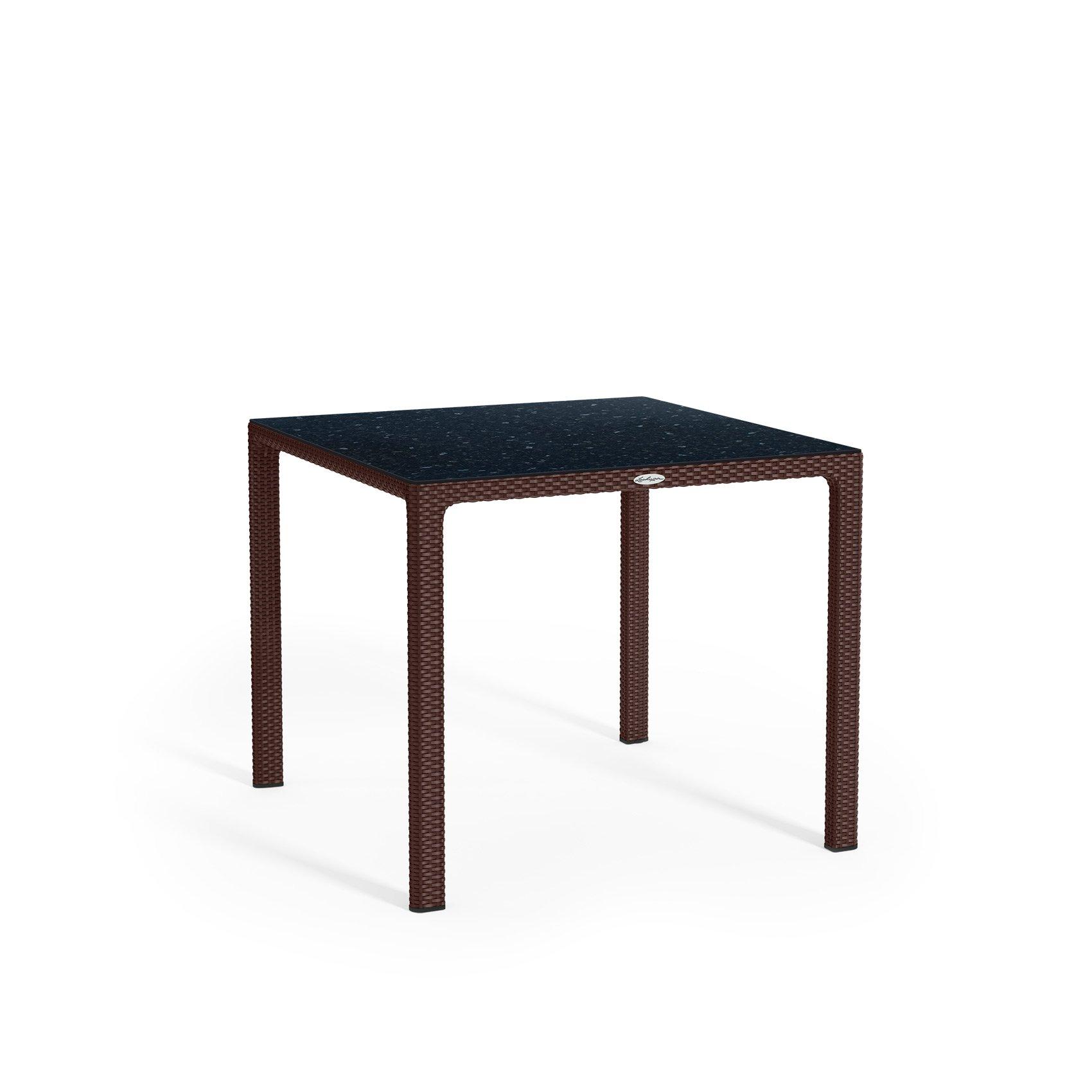 Small dining table with HPL tabletop mocha Thumb