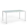 Large dining table white thumb