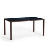 Large dining table with HPL tabletop mocha thumb 0