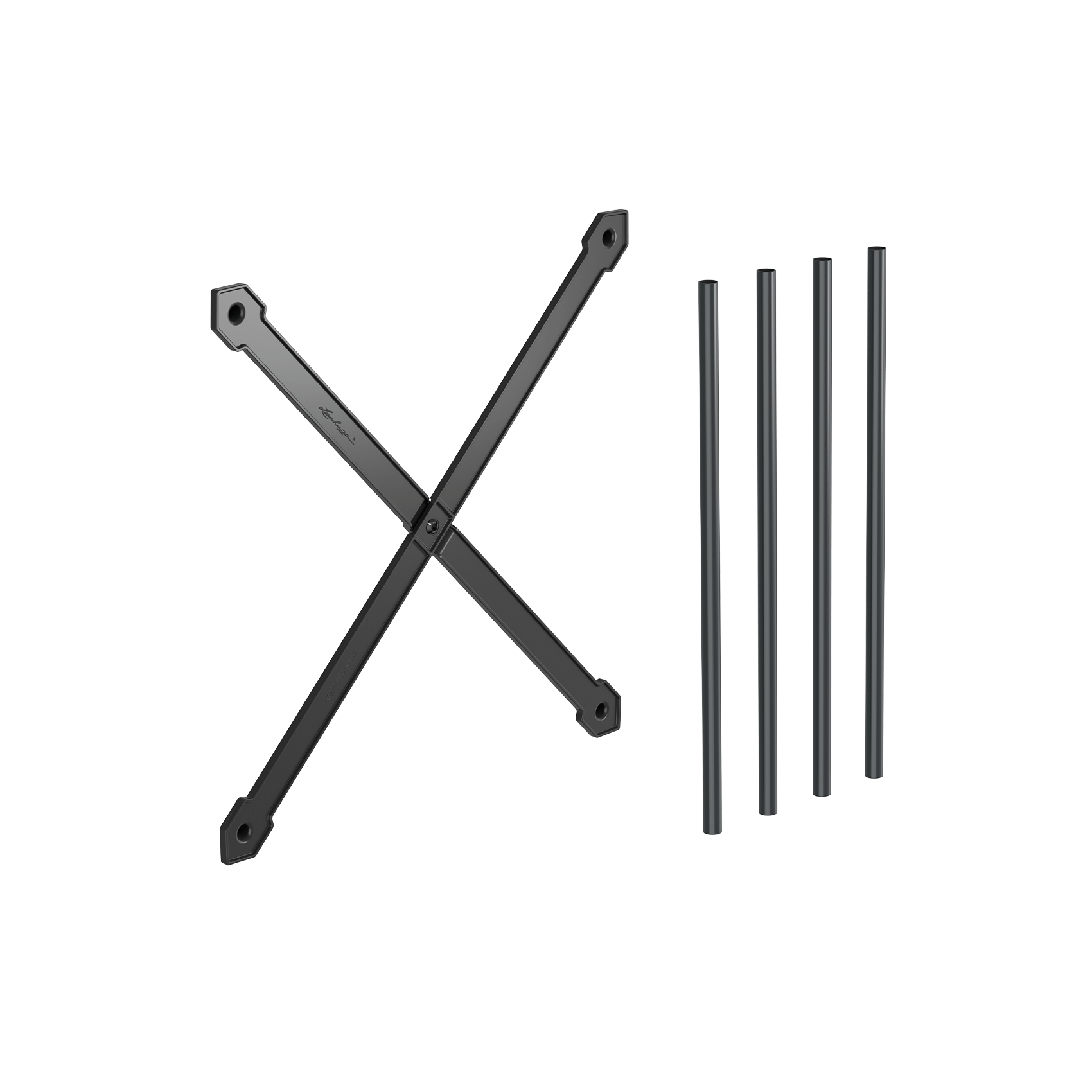 Stützrohr-Set für Pflanzeinsatz von CUBICO ALTO 40 (Inhalt für 1 Gefäß)