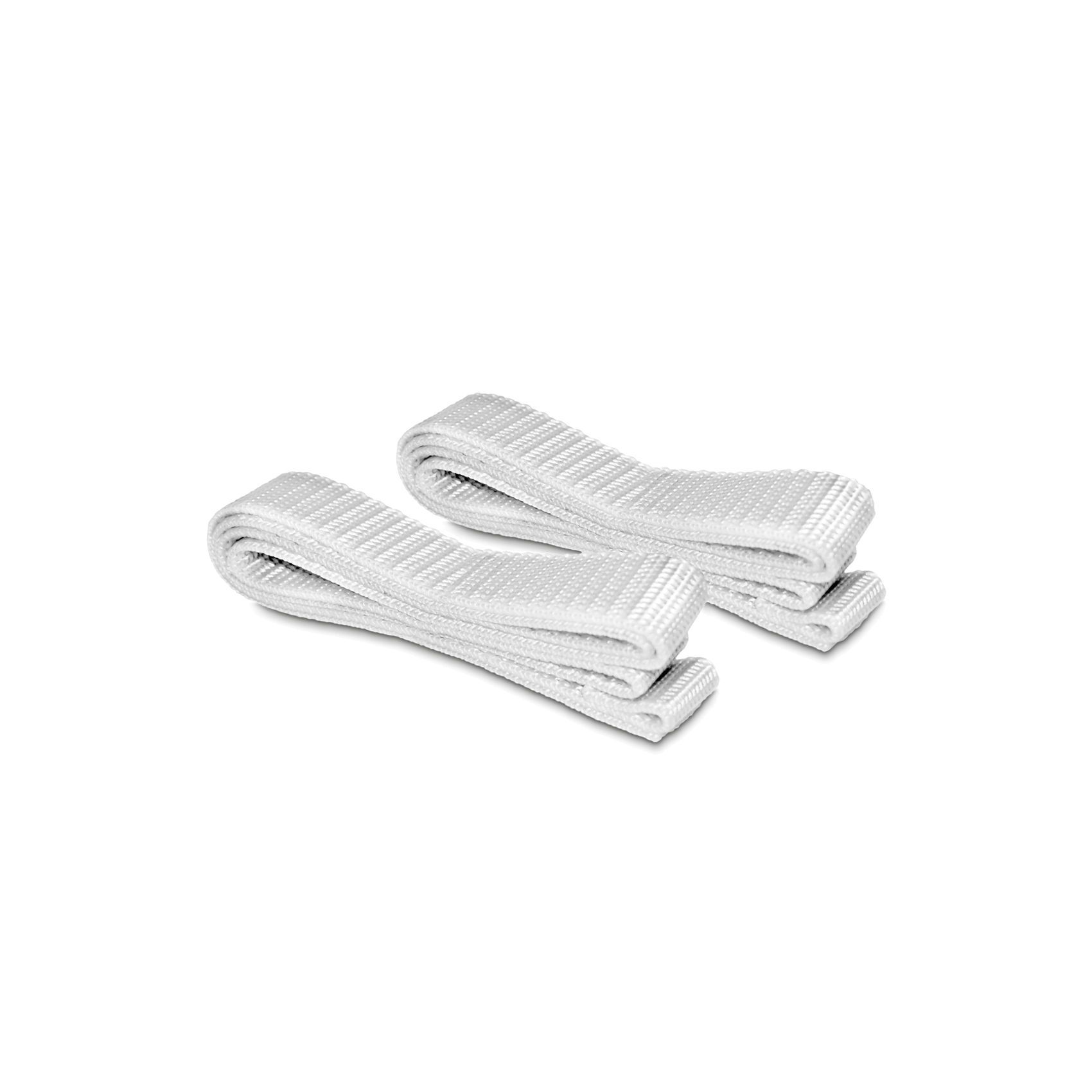 Sangle blanche 40,5&nbsp;cm pour accroche-balconni&egrave;res (contenu&nbsp;: 2&nbsp;sangles)