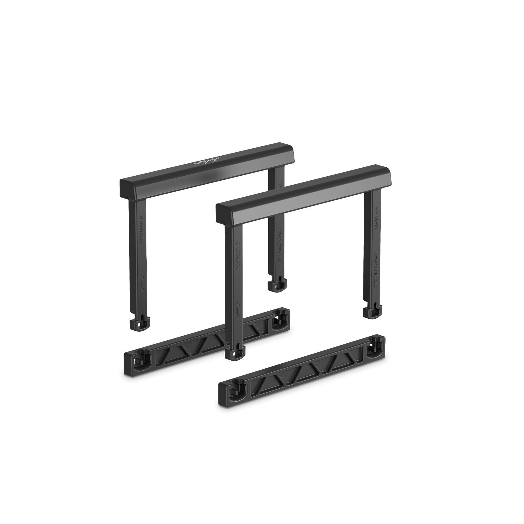 Handle set for CUBICO 22 and BALCONERA 50/80 (contents for 2 planters)
